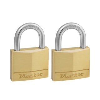 Λουκέτο Μπρούτζινο 40mm 2τμχ Masterlock