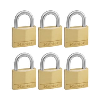 Λουκέτο Μπρούτζινο 40mm 6τμχ Masterlock