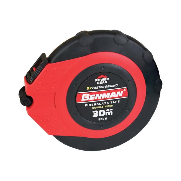 1.Benman 70650 Μετροταινία 3x-Speed Fiberglass 50m X 15mm Benman