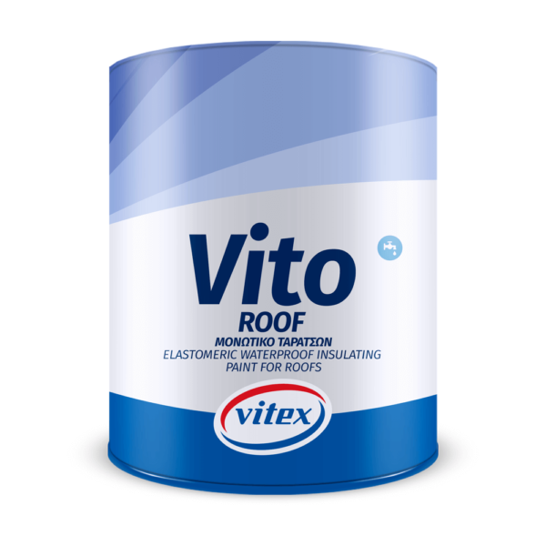 Vitex Vito Μον/κο Ταρατσών Λευκό 3lt - Δόμηση Ρόδου