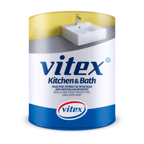 Vitex Kitchen & Bath Λευκό 9lt • Δόμηση Ρόδου