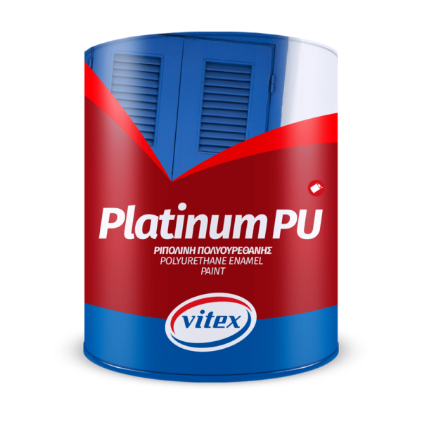 Vitex Platinum PU Gloss Λευκό 750ml • Δόμηση Ρόδου