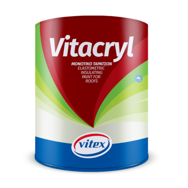 Vitex Vitacryl Μον/κο Ταρατσών Κεραμίδι 3lt - Δόμηση Ρόδου