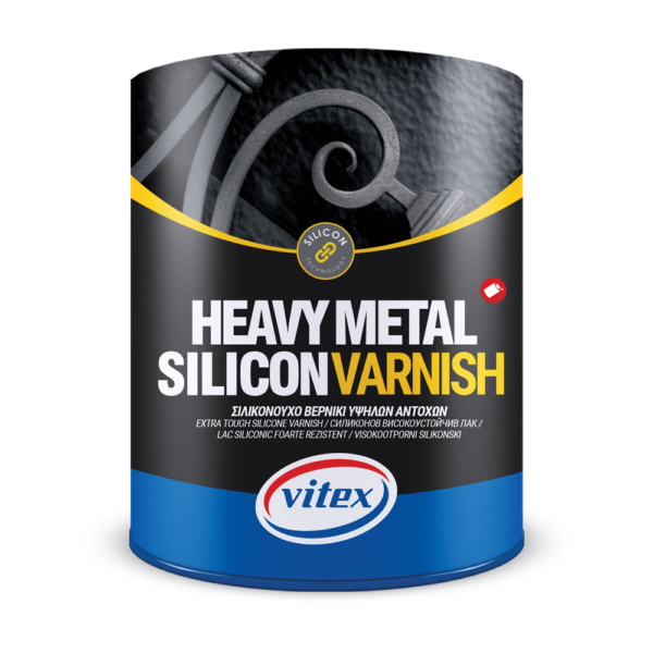 Vitex Heavy Metal Silicon Varnish Gloss 750ml - Δόμηση Ρόδου