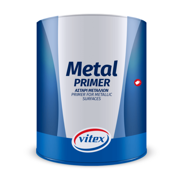 Vitex Metal Primer Γκρι 2.5lt - Δόμηση Ρόδου