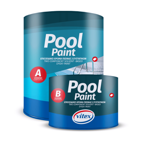 Vitex Pool Paint Α + Β Συστατικό Γαλάζιο 3.5lt • Δόμηση Ρόδου