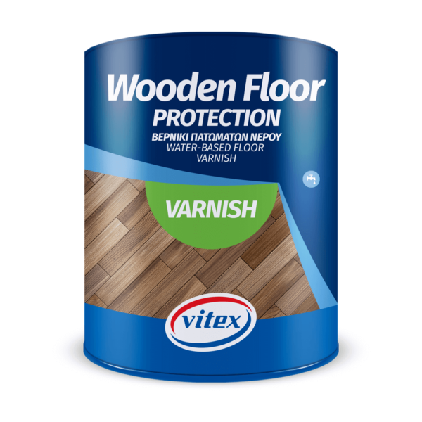 Vitex Wooden Floor Varnish Νερού Satin 1 L • Δόμηση Ρόδου