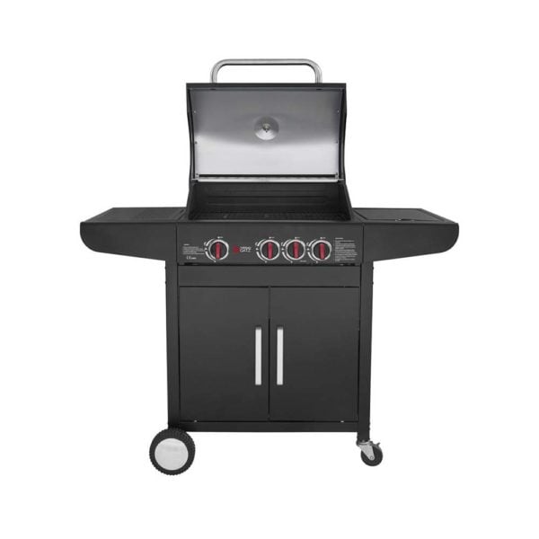 Ψησταριά Υγραερίου με 3 Εστίες & Πλαϊνό Μάτι GS Grill Lux 3+1 Cast Iron Thermogatz - Image 3