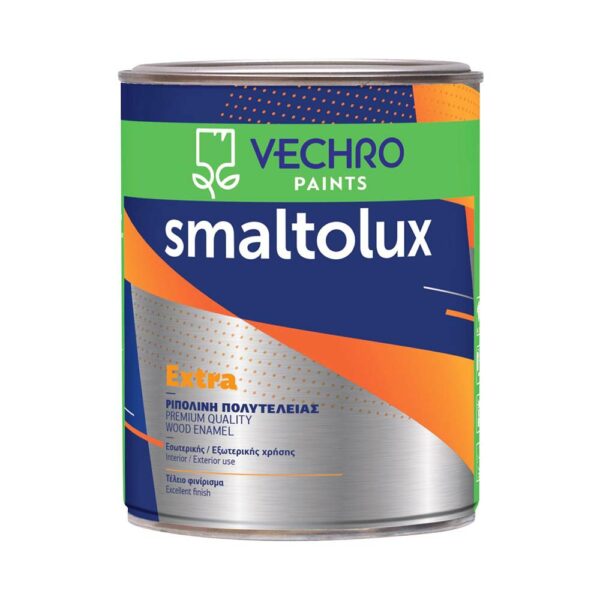 Smaltolux Extra Gloss Λευκό 2.5lt Vechro • Δόμηση Ρόδου