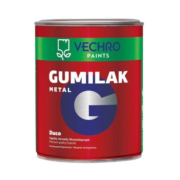 Gumilak Metal Duco Gloss Μαύρο 2.5lt Vechro • Δόμηση Ρόδου