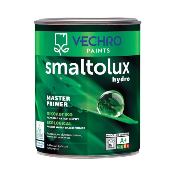Vechro Smaltolux Hydro Master Primer Λευκό 750ml - Δόμηση Ρόδου