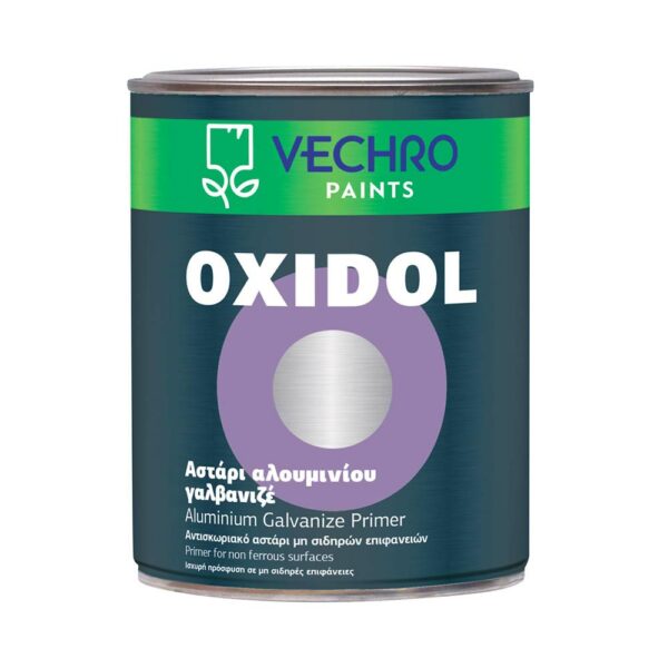 Oxidol Αστάρι Αλουμινίου Γαλβανιζέ Ανοιχτό Γκρi 2.5lt Vechro • Δόμηση Ρόδου