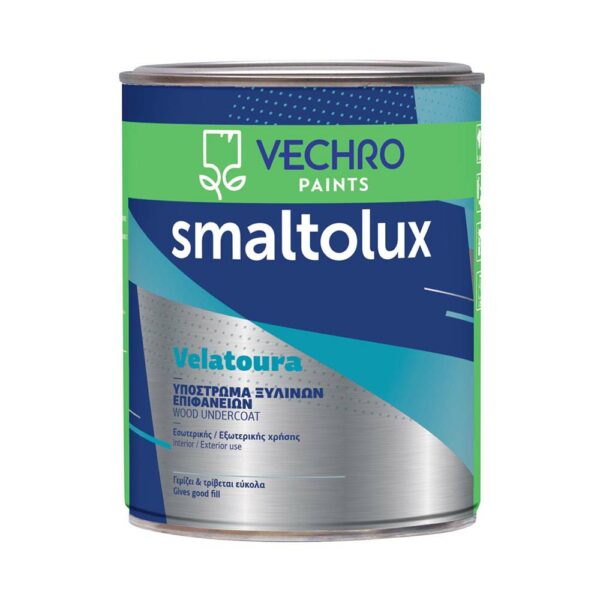 Vechro Smaltolux Velatoura Λευκή 750ml - Δόμηση Ρόδου