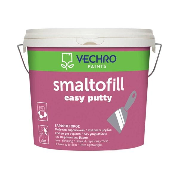 Vechro Smaltofill Easy Putty Λευκός 500ml - Δόμηση Ρόδου