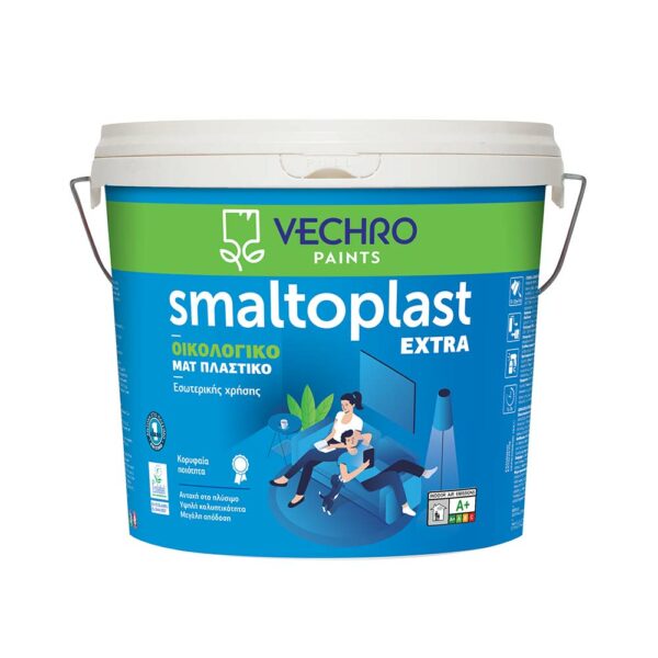 Smaltoplast Extra Οικολογικό Λευκό 10lt Vechro • Δόμηση Ρόδου
