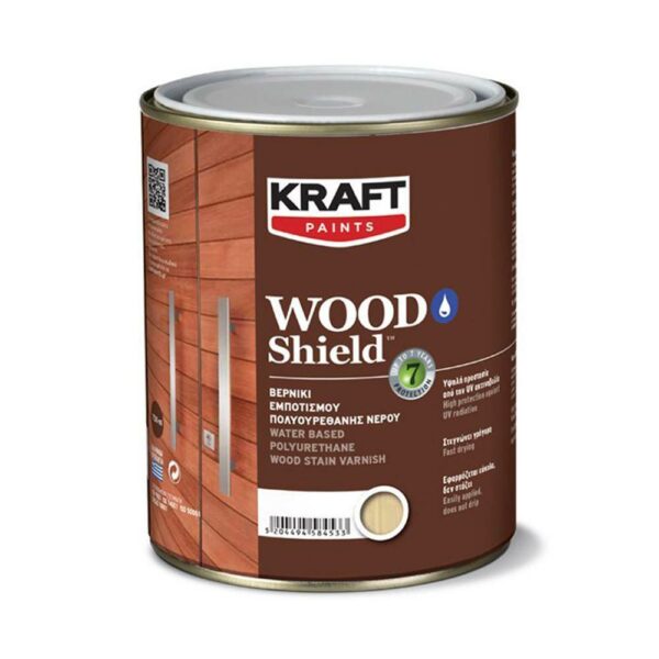 Wood Shield Βερνίκι 106 Καστανιά 750ml Kraft • Δόμηση Ρόδου