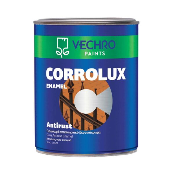 Corrolux Antirust Gloss 615 Μελανίτης 750ml Vechro • Δόμηση Ρόδου
