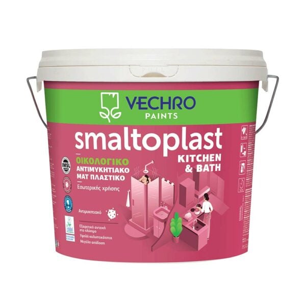 Smaltoplast Kitchen & Bath Λευκό 3lt Vechro • Δόμηση Ρόδου