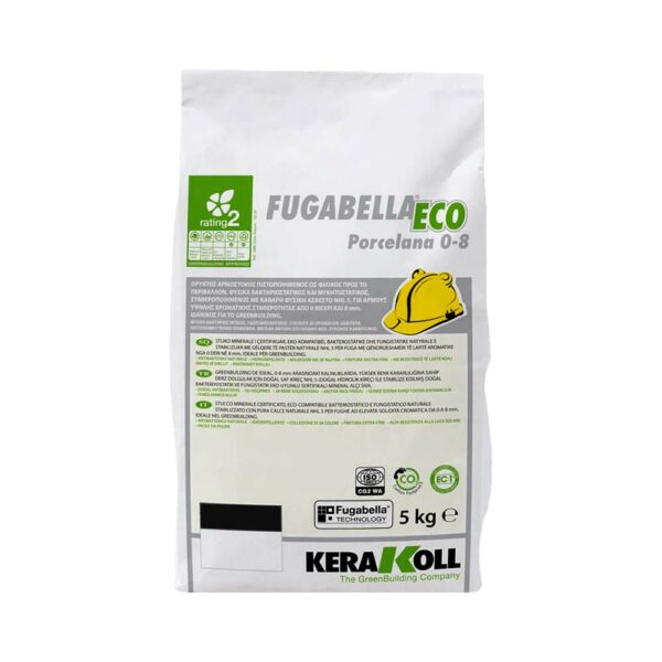 Fugabella Eco Porcelana 0-8 Αρμόστοκος No09 Caramel 5kg Kerakoll • Δόμηση Ρόδου