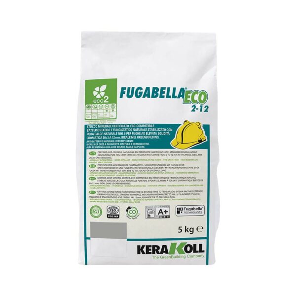 Fugabella Eco 2-12 Αρμόστοκος Νο06 Nero 5kg Kerakoll • Δόμηση Ρόδου