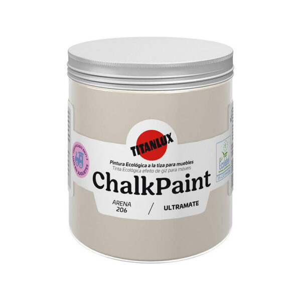 TITANLUX Chalk Paint 206 Arena Μπέζ 500ml • Δόμηση Ρόδου