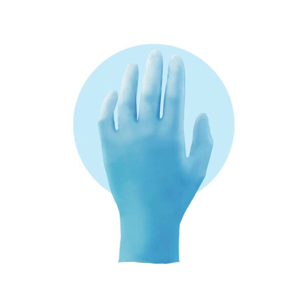 FF Group Γάντια μιας Χρήσης Νιτριλίου χωρίς Πούδρα Μπλε συσκ. 100τεμ. • Δόμηση Ρόδου