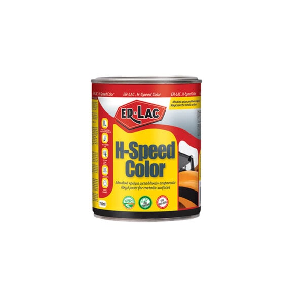 Er Lac H-SPEED COLOR Βερνικόχρωμα για Μεταλλικές Επιφάνειες TP 2.5lt