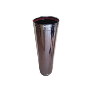 InoxShell Αεραγωγός Αμόνωτος Inox Λείος Ø150 1m